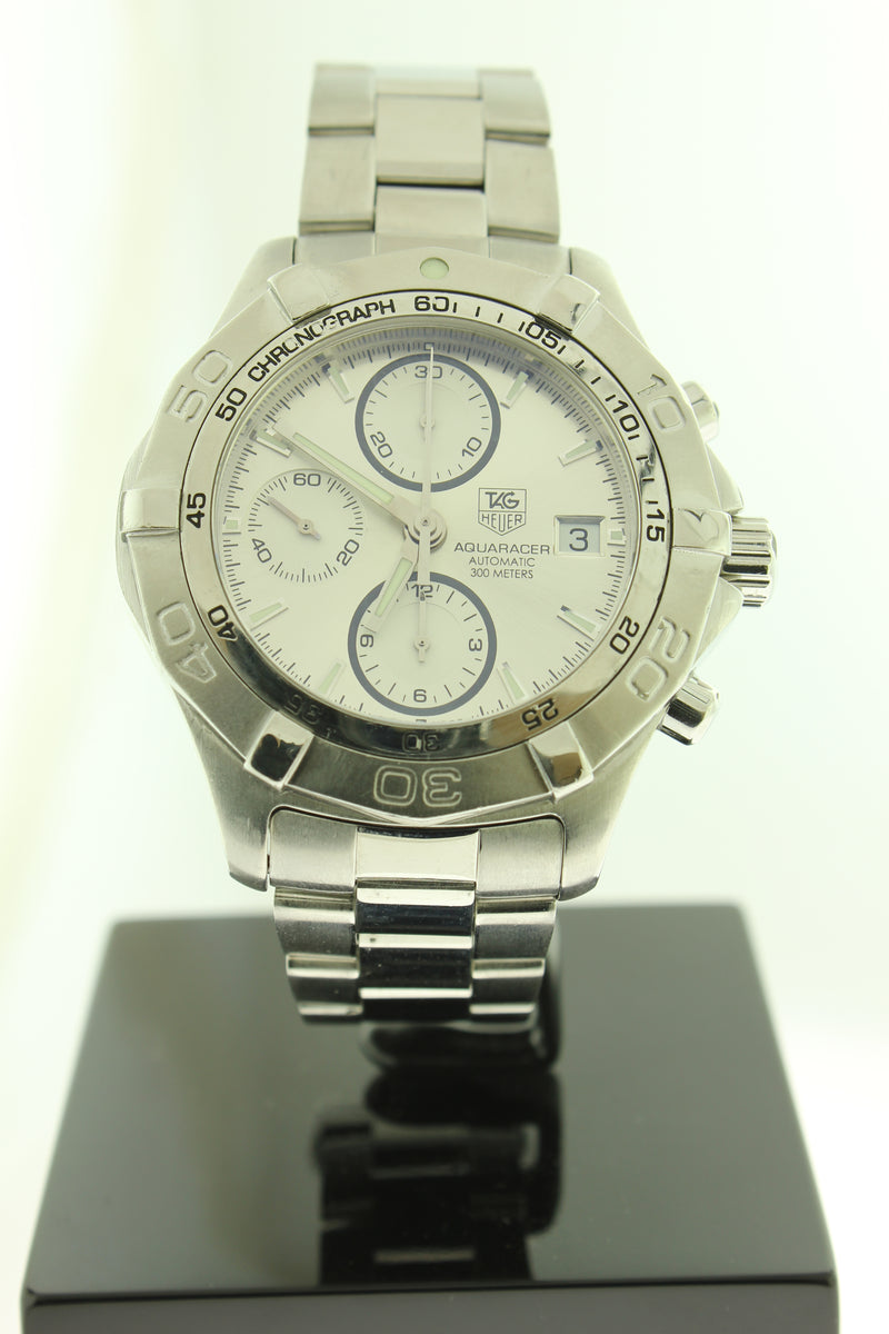 Tag Heuer Aquaracer Automatic Chronograph 300m Stainless Steel Silver