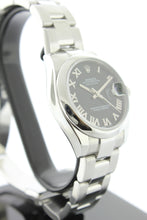 Load image into Gallery viewer, Rolex Datejust Lady Midsize 31mm Stainless Steel Black Roman Dial 178240 - Arnik Jewellers
