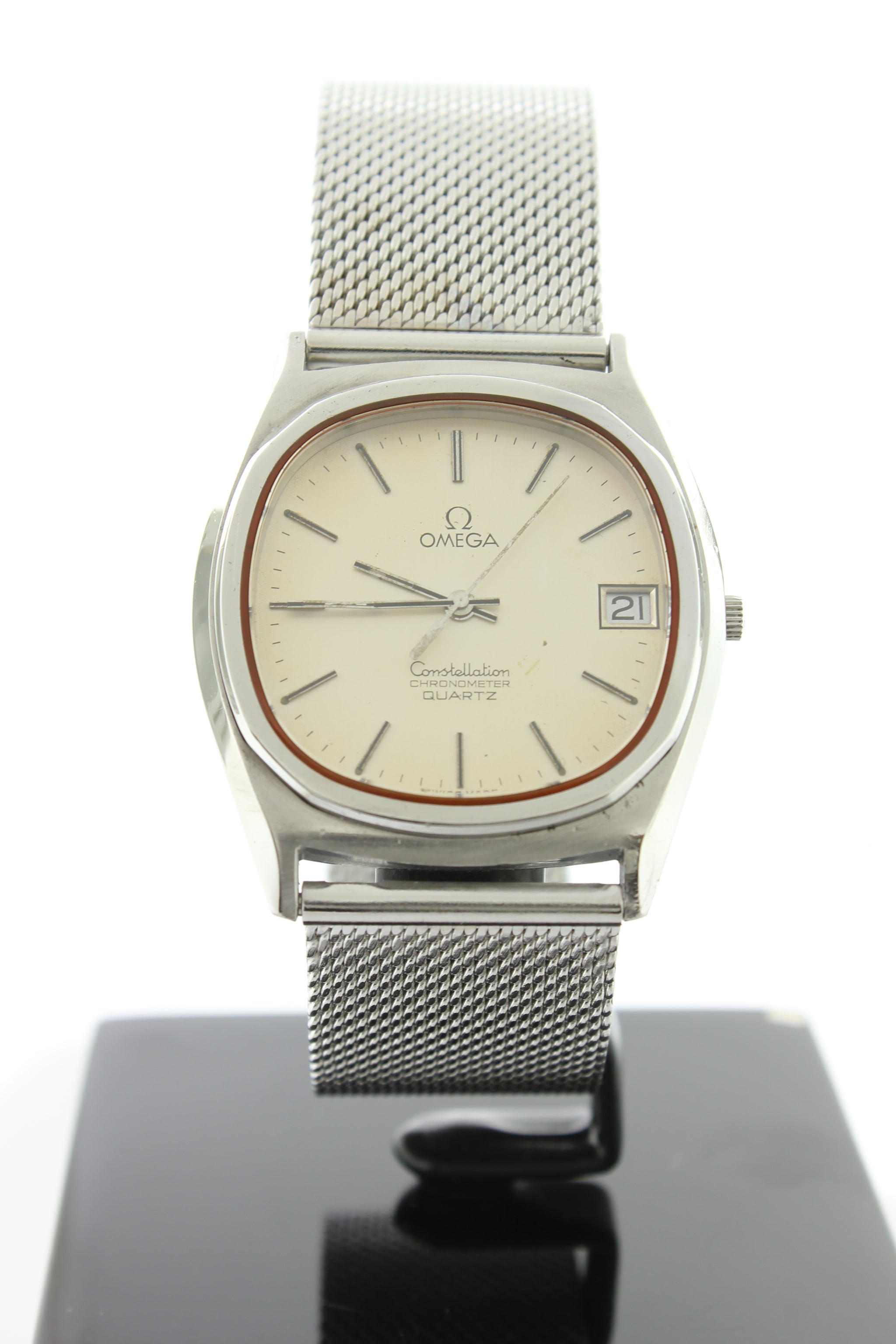 Omega Constellation Stainless Steel Silver Dial 198.0125 34mm Quartz Arnik Jewellers