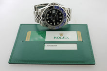 Load image into Gallery viewer, Rolex GMT Master II Black &amp; Blue Ceramic Bezel Stainless Steel Jubilee 126710BLNR - Arnik Jewellers
