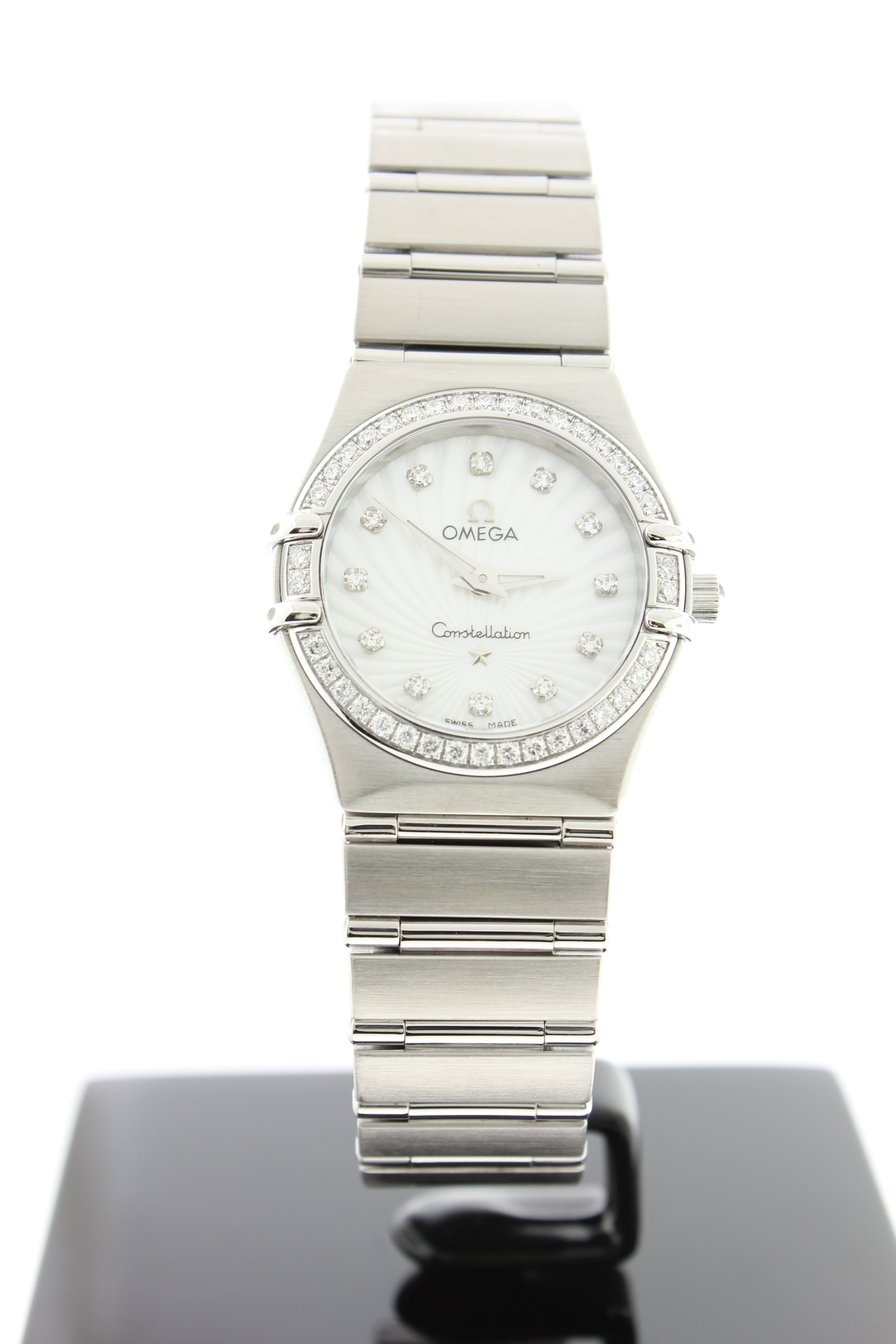 Omega constellation best sale white dial